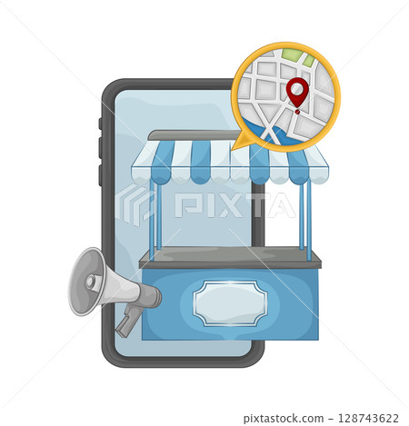 Illustration of Marketplace  128743622