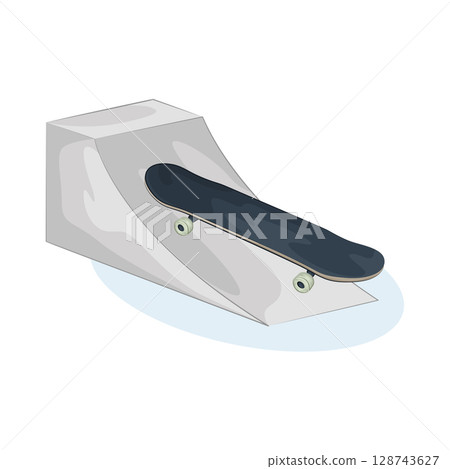Illustration of Skateboard  128743627