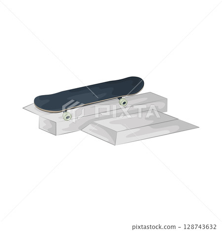 Illustration of Skateboard Illustration of Skateboard 128743632