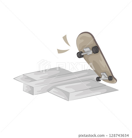 Illustration of Skateboard  128743634
