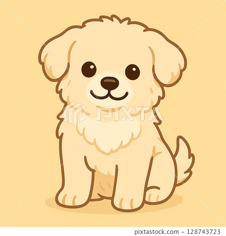 坐在白色的狗 128743723