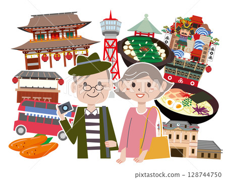 Popular tourist spots in Fukuoka 128744750