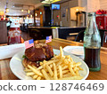 American Diner's Hamburger 128746469