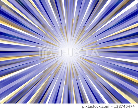 Powerful blue and gold explosion-like radiation design Powerful blue and gold explosion-like radiation design 128746474