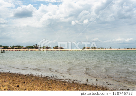 The Island of Love, Ilha do Amor in Alter do Chao, state of Para, Brazil. Also known as the Amazon caribbean. 128746752