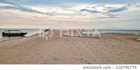 The beach of Ponta do Cururu, on the banks of the Tapajos River in Alter do Chao, state of Para in Brazil The beach of Ponta do Cururu, on the banks of the Tapajos River in Alter do Chao, state of Para in Brazil 128746774