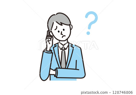焦慮的男人（生意） 128746806