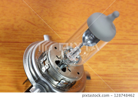 Light bulb halogen bulb for automobiles 128748462