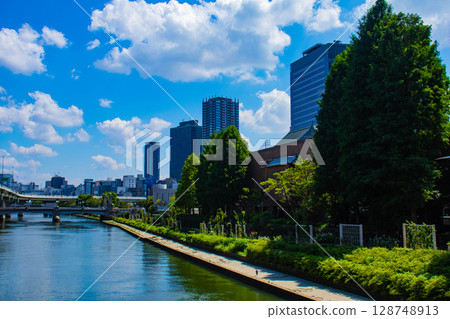 【大阪風光】淀屋橋地區的河畔建築(2) 【大阪風光】淀屋橋地區的河畔建築(2) 128748913