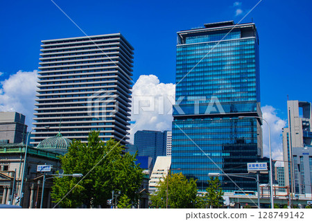 【大阪風光】淀屋橋地區的河畔建築（2） 128749142