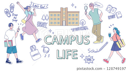 充實的校園生活集 128749197