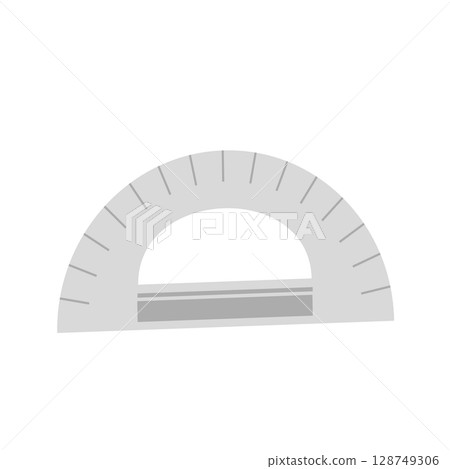 Protractor icon | Perfect illustration for education and learning 128749306