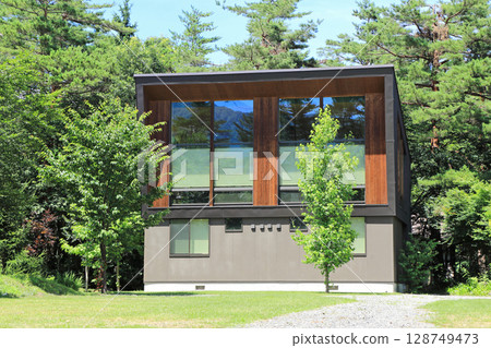 森林中的別墅 森林中的別墅 128749473