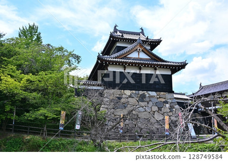 Yamatokoriyama Castle in summer, Nara Yamatokoriyama Castle in summer, Nara 128749584