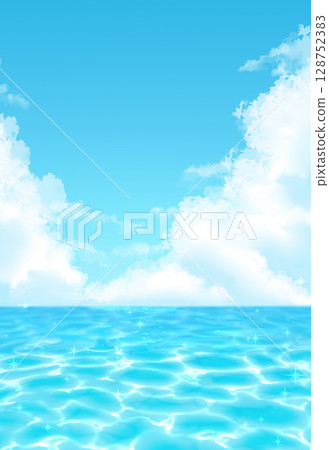 清爽的藍天和大海,水面,海面,背景圖,風景,藍色 清爽的藍天和大海,水面,海面,背景圖,風景,藍色 128752383