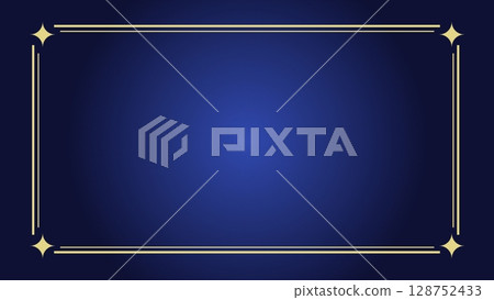 豪華典雅的背景與金線 128752433