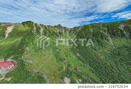 Aerial view of Senjojiki Cirque Aerial view of Senjojiki Cirque 128752634