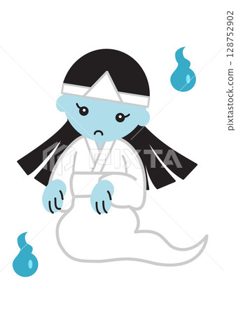 Female ghost illustration 128752902