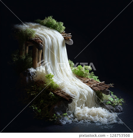 Delicious looking somen noodles Delicious looking somen noodles 128753508