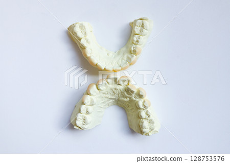 牙齒模型印模 128753576