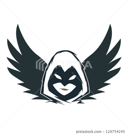 Crow logo icon design Crow logo icon design 128754245