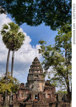 泰國 殘骸 廢墟 128754323