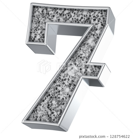 metal letter p with gold 128754622