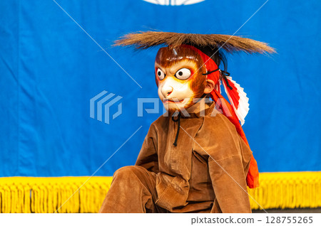 Traditional performing art "Iwami Kagura" - the world of powerful masks and dance Traditional performing art "Iwami Kagura" - the world of powerful masks and dance 128755265