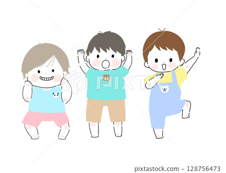 單純的孩子頑皮的男孩 單純的孩子頑皮的男孩 128756473