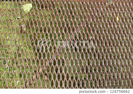 Fine mesh for bridge fencing. Ensuring security 128756662