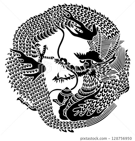 這是我的家徽，叫做左龍圈。 128756950