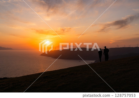 《Miyazaki Prefecture》Twilight at Cape Toi, the southernmost point of Miyazaki Prefecture 《Miyazaki Prefecture》Twilight at Cape Toi, the southernmost point of Miyazaki Prefecture 128757053
