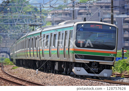 東海道本線 真鶴 JR東日本 E231系列 1000系列 U525（大山） 128757626