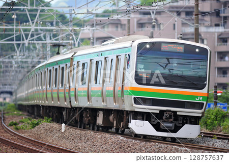Tokaido Main Line Manazuru JR East E231 series 1000 series S-34 formation (Kouzu) Tokaido Main Line Manazuru JR East E231 series 1000 series S-34 formation (Kouzu) 128757637