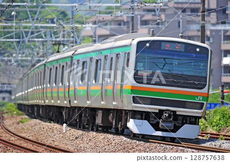 Tokaido Main Line Manazuru JR East E231 series 1000 series S-31 formation (Kozu) Tokaido Main Line Manazuru JR East E231 series 1000 series S-31 formation (Kozu) 128757638