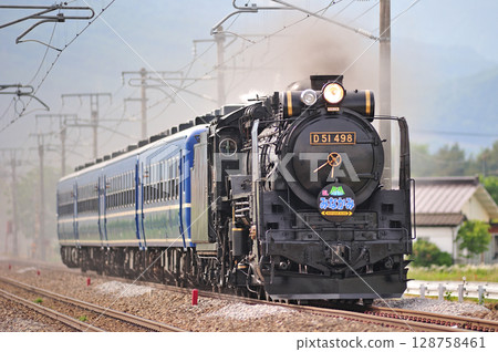 上越線五官沼田 JR 東日本 D51-498+12 系列（高崎）SL 水上 128758461