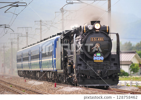 上越線五官沼田 JR 東日本 D51-498+12 系列（高崎）SL 水上 128758462