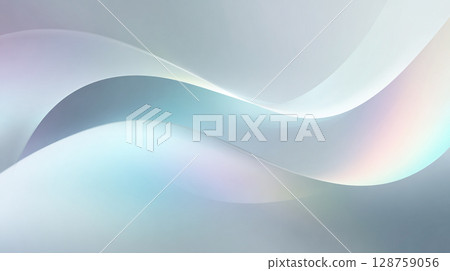 Minimalist Gradient Background with Soft Abstract Curves 128759056