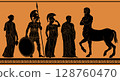 Vector Greek People 128760470