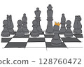 Pawn with a Crown 128760472