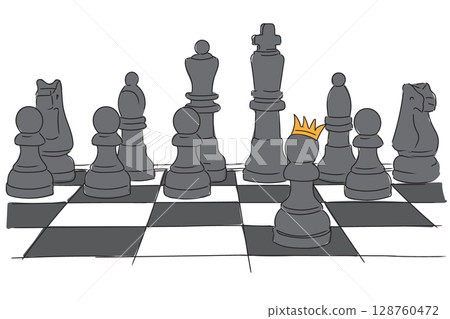 Pawn with a Crown 128760472