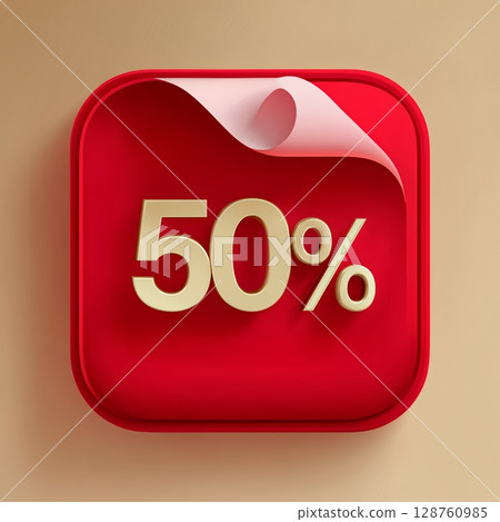 Red check mark card Red check mark card 128760985