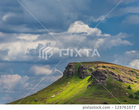 Summer Landscape of Tri Cuke Mountain Peak Summer Landscape of Tri Cuke Mountain Peak 128761077