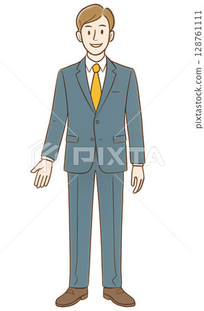 商人有愉快的交談 商人有愉快的交談 128761111