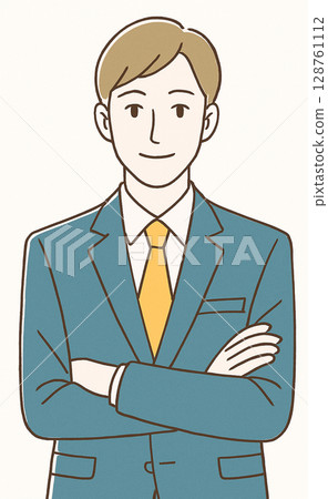 Businessmen having a pleasant conversation Businessmen having a pleasant conversation 128761112