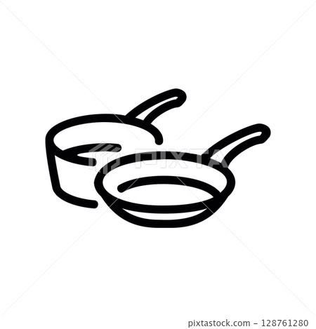 Frying Pan and Saucepan Set for Stovetop Cooking 128761280