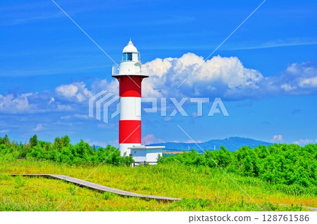 Scenery of Hamanasu Hill Park (Ishikari City, Hokkaido) 128761586