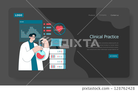 International Nurses Day celebrates the vital role of nurses in healthcare. This illustration highlights a nurse engaged in clinical practice, showcasing innovation and commitment to patient care and International Nurses Day celebrates the vital role of nurses in healthcare. This illustration highlights a nurse engaged in clinical practice, showcasing innovation and commitment to patient care and 128762428