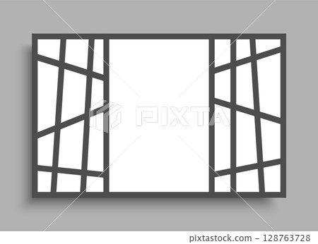 Template collage of 25 frames, images, photo Template collage of 25 frames, images, photo 128763728