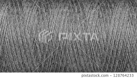 Gray Thread Texture with Weave for Creative Craft Projects 128764233